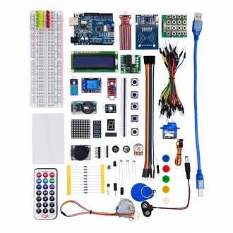 Набор для моделирования Ардуино (Arduino UNO R3) 9V Maximum KIT с RFID модулем-1