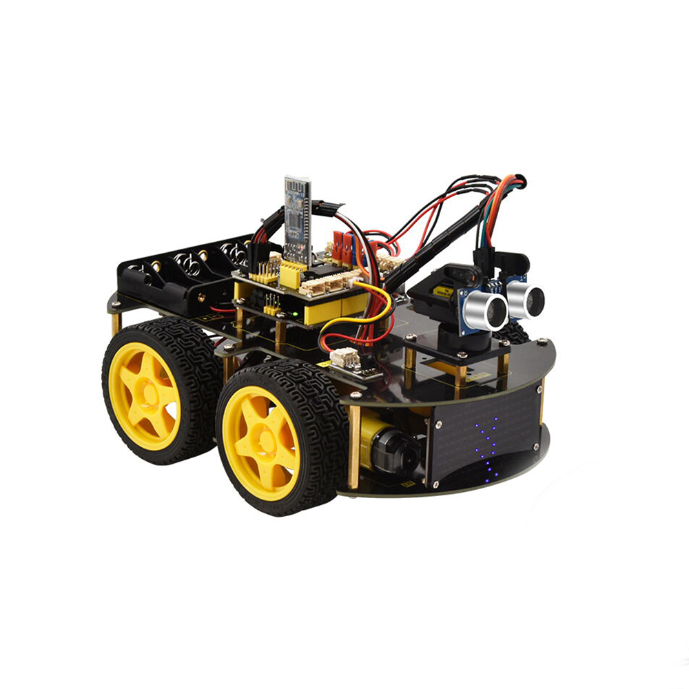 Купить набор для моделирования Ардуино (Arduino) 4WD BT Car V2.0 в  Норильске – лучшая цена от интернет-магазина Maxmoll